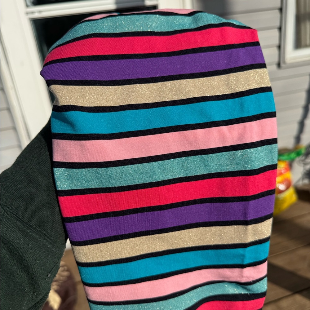Body by Victoria secret glitter striped layer cami tank top vintage large nwot - Picture 12 of 13